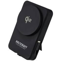 VOLTCRAFT VC-Qi2 PD20W 8000 powerbanka Li-Pol, 8000 mAh, Rychlé nabíjení, USB-C®, černá, Indikátor stavu