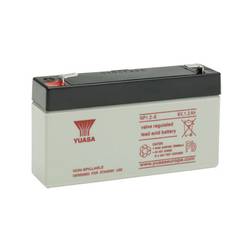 Yuasa NP12-6 NP1.2-6 olověný akumulátor 6 V 1.2 Ah olověný se skelným rounem (š x v x h) 97 x 54.50 x 25 mm nepatrné vybíjení