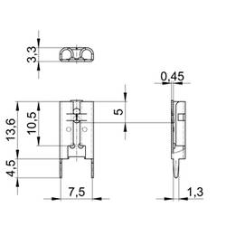 Vogt Verbindungstechnik 3867u.68 faston zásuvka Šířka zástrčky: 6.30 mm Tloušťka konektoru: 0.80 mm bez izolace 500 ks