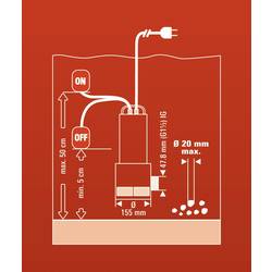 Einhell 4170773 GC-DP 1020 N ponorné čerpadlo pro užitkovou vodu 18000 l/h 9 m