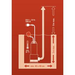 Einhell 4170773 GC-DP 1020 N ponorné čerpadlo pro užitkovou vodu 18000 l/h 9 m