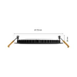 Philips Hue Vestavné pouzdro; 929003712401 Hue WCA Slim 12 W