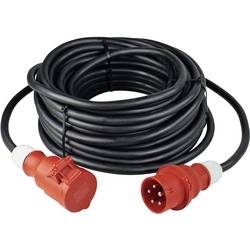 AS Schwabe 60517 napájecí prodlužovací kabel, 16 A, černá, 10.00 m, s fázovým měničem
