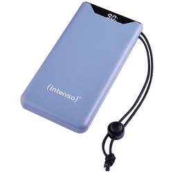 Intenso F10000 powerbanka Li-Pol, 10000 mAh, Quick Charge, Dodávka energie, USB-A, USB-C®, modrá, Indikátor stavu
