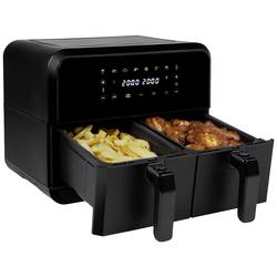 Princess 01.182068.01.001 dvojitá fritéza, 8 l, 2400 W, s displejem, černá