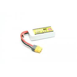 LemonRC 15710 akupack Li-Pol (modelářství), 7.4 V, 1300 mAh, články 2, 35 C, Softcase, XT60