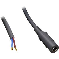 BKL Electronic;nízkonapěťový připojovací kabelnízkonapěťová zásuvka- kabel s otevřenými konci;5.50 mm;2.10 mm;1.00 m1 ks