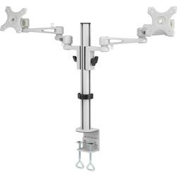 SpeaKa Professional držák na stůl pro monitor SP-5986112 2 Displej: (s) 33,0 cm (13) - 68,6 cm (27) šedá nastavitelná výška, naklápěcí, nakláněcí, otočný