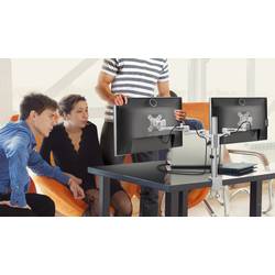 SpeaKa Professional držák na stůl pro monitor SP-5986112 2 Displej: (s) 33,0 cm (13) - 68,6 cm (27) šedá nastavitelná výška, naklápěcí, nakláněcí, otočný