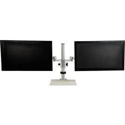 SpeaKa Professional držák na stůl pro monitor SP-5986112 2 Displej: (s) 33,0 cm (13) - 68,6 cm (27) šedá nastavitelná výška, naklápěcí, nakláněcí, otočný