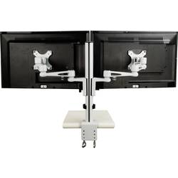 SpeaKa Professional držák na stůl pro monitor SP-5986112 2 Displej: (s) 33,0 cm (13) - 68,6 cm (27) šedá nastavitelná výška, naklápěcí, nakláněcí, otočný