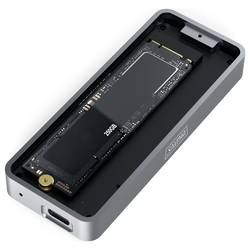 Digitus DA-71157 Pouzdro pro SSD M.2 USB-C® USB 3.2 (Gen 2x2) 20 GBit/s M.2 PCIe NVMe 2230, 2242, 2260, 2280 DA-71157