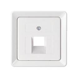 ELSO 206404 Čistě bílá centrální deska ELSO 206404 pro 1x RJ45 1 ks