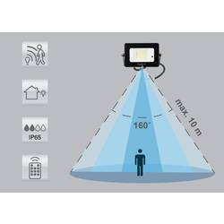 Sygonix SY-5995280 venkovní LED reflektor s PIR detektorem Energetická třída (EEK2021): C (A - G) 10 W Barvy světla (LED svítidlo): neutrální bílá