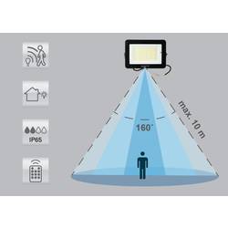 Sygonix SY-5995286 venkovní LED reflektor s PIR detektorem Energetická třída (EEK2021): C (A - G) 100 W Barvy světla (LED svítidlo): neutrální bílá