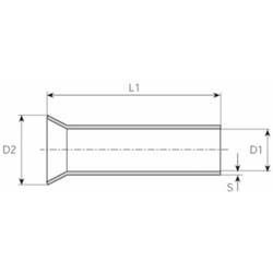 Vogt Verbindungstechnik 440812,47 dutinka 10 mm² bez izolace kov 100 ks