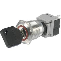 TRU COMPONENTS LAS1-BGQ-11Y/21 klíčový spínač 250 V/AC 5 A 1x vyp/zap 1 x 90 ° IP40 1 ks