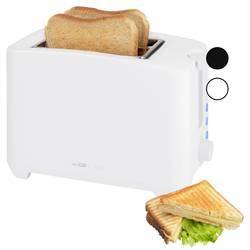 Clatronic TA 3801 W topinkovač Cool touch pouzdro, s funkcí ohřívání pečiva, indikátor bílá