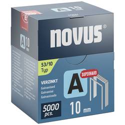 Novus Office 042-0763 sponky do sešívačky Typ 53 5000 ks Rozměry (d x š x v) 10 x 11.3 x 10 mm