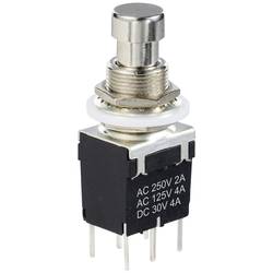TRU COMPONENTS TC-12193708 Tlačítkový spínač DPDT s přímým kolíkem Spínací proud (max.): 4 A 1 ks