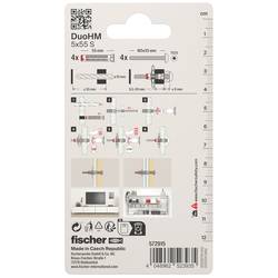 Fischer 572915 DuoHM 5x55 S PH TX hmoždinka do dutin 55 mm 4 ks