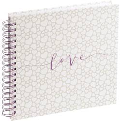 Hama 00003832 album se spirálovou vazbou (š x v) 28 cm x 24 cm bílá, růžová 40 Seiten