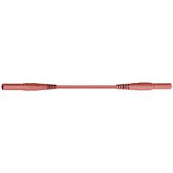 Stäubli XMF-419 bezpečnostní měřicí kabely lamelová zástrčka 4 mm lamelová zástrčka 4 mm 1.00 m červená 1 ks