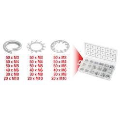 KS Tools 9700240 970.0240 ozubená podložka M4, M5, M6, M8, M10, M12 DIN 127 1 ks
