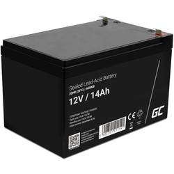 Green Cell 118270468 AGM08 olověný akumulátor 12 V 14 Ah olověný se skelným rounem (š x v x h) 151 x 95 x 98 mm plochý konektor 6,35 mm odolné proti více