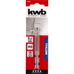 kwb 493900 Plochý frézovací vrták , 1 ks, 6 mm, 1 ks