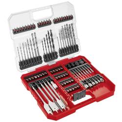 Einhell 108788 95dílná sada bitů a vrtáků kov, kámen, beton, dřevo, zdivo 3 mm, 4 mm, 5 mm, 6 mm, 7 mm, 8 mm, 9 mm, 10 mm, 12 mm, 14 mm, 16 mm, 18 mm, 22 mm