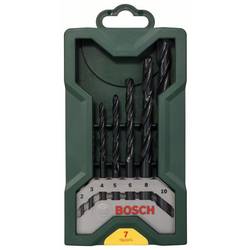 Bosch Accessories 2607019673 Promoline HSS sada spirálových vrtáku do kovu 7dílná 2 mm, 3 mm, 4 mm, 5 mm, 6 mm, 8 mm, 10 mm válcované za tepla DIN 338 válcová