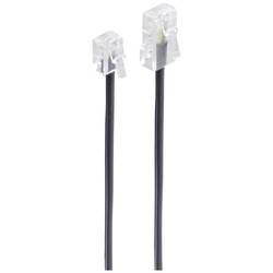 Shiverpeaks ISDN kabel [1x RJ11 zástrčka 6p4c - 1x RJ45 zástrčka 8p4c] 10 m černá