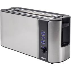 Princess topinkovač s vestavěnou funkcí ohřívání pečiva nerezová ocel, černá