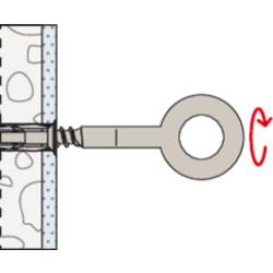 Fischer Fischer Šroub s okem fischer GS 8 x 100 1 sada 1 sada
