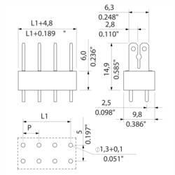 kwb 206540 HSS kovový spirálový vrták, 4 mm, délka 75 mm, DIN 338, válcová stopka, 1 ks