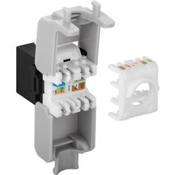 Goobay Goobay 90692 Keystone Modul RJ45 Kupplung CAT6 A Verbinder RJ 45 Stecker Schwarz RJ45 vestavný modul Keystone CAT 6A 1 ks