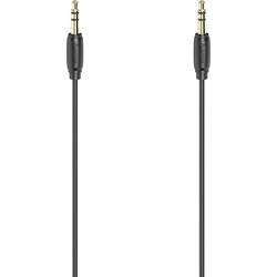 Hama 00205117 jack audio kabel [1x jack zástrčka 3,5 mm - 1x jack zástrčka 3,5 mm] 0.5 m černá