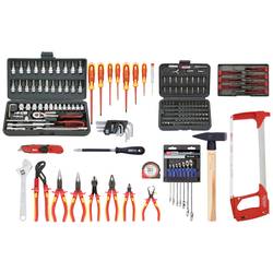 KS Tools 1170195, 117.0195 pilotní kufr s nářadím, 195-dílný