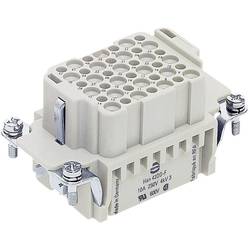 Harting Han® 42DD-F-c 09160423101 konektorová vložka, zásuvka, seria Han® DD, 1 ks