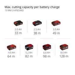 Einhell TE-CS 18/165-1 Li - Solo aku ruční kotoučová pila Hloubka řezu max. (90°) 54 mm bez akumulátoru, vč. rozbrušovacího kotouče 18 V