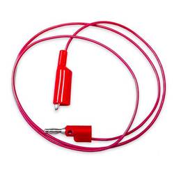 Mueller Electric BU-2030-A-60-2 měřicí kabel banánková zástrčka 4 mm krokosvorky 1.5 m červená 1 ks