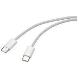 Renkforce USB kabel USB-C ® zástrčka, USB-C ® zástrčka 3.00 m bílá kroucené páry RF-6056880