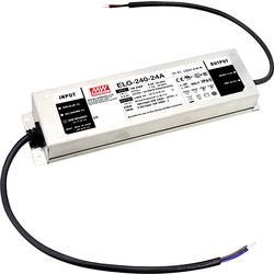 MW Mean Well ELG-240-24B-3Y napájecí zdroj pro LED, LED driver konstantní napětí, konstantní proud 240 W 10 A 12 - 24 V/DC stmívací funkce 3v1 , montáž na