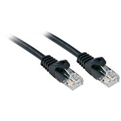 LINDY 48193 RJ45 síťové kabely, propojovací kabely CAT 6 U/UTP 2.00 m černá pozlacené kontakty 1 ks