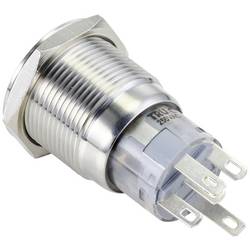TRU COMPONENTS LAS1-AGQ-11E/R/24V/S, TC-10090928 tlačítko antivandal, 20 mm, 250 V/AC, 3 A, 1 ks