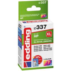 Edding Ink náhradní HP 301XL, CH564EE kompatibilní azurová, purpurová, žlutá EDD-337 18-337