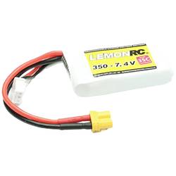 LemonRC 15700 akupack Li-Pol (modelářství), 7.4 V, 350 mAh, články 2, 35 C, Softcase, XT30