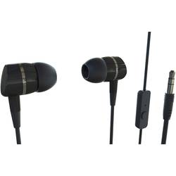 Vivanco SMARTSOUND BLACK špuntová sluchátka kabelová, 38009, černá