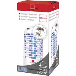 Swissinno Premium 3W 1 254 001 UV lapač hmyzu UV světlo, mřížka pod napětím 3 W (Ø x v) 100 mm x 225 mm bílá 1 ks